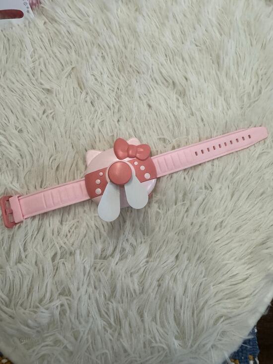 Hello Kitty Accessories - Hello Kitty wrist fan rechargeable pink ideal x concerts festivals theme parks